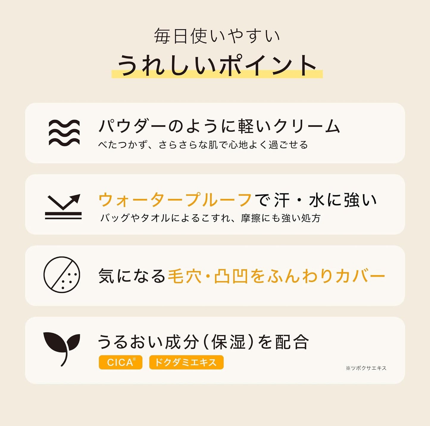 NARIS UP by365 パウダリーUVクリームa 無香料 60g|SPF50+ PA++++ さらさらUVクリーム 顔・からだ用 化粧下地 毛穴カバー CICA配合 日本製