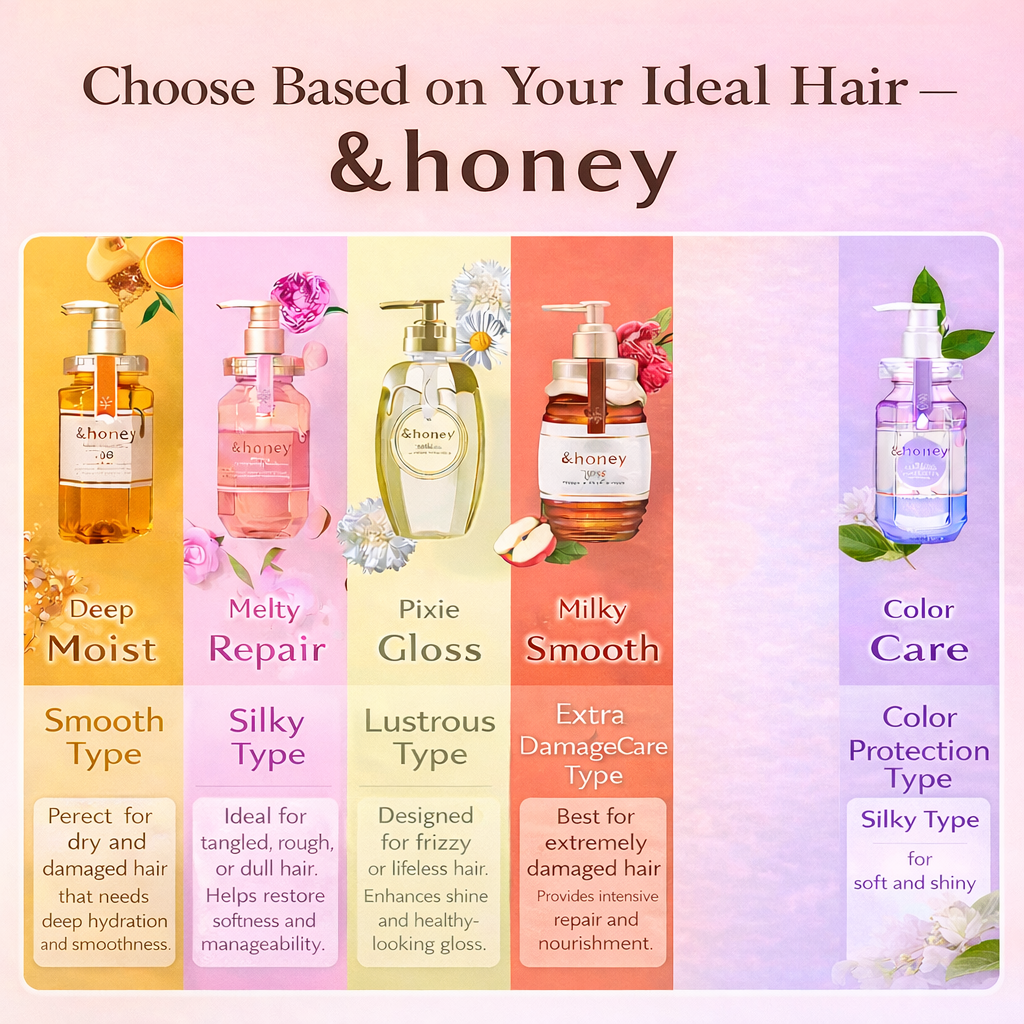 &honey (アンドハニー) メルティ モイストリペア シャンプー トリートメント ペアセット 440ml 445g