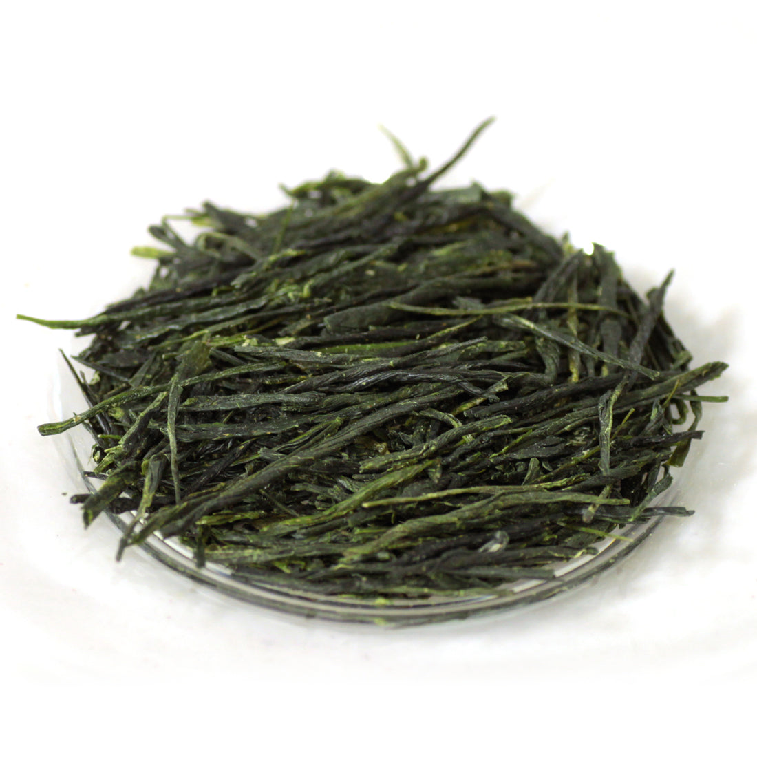 展出的宇治玉露100克,装在木盒中