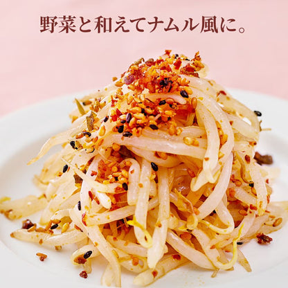 おちゃのこさいさい 京らー油ふりかけ 80g | 京都名物 九条ねぎ使用 旨辛ラー油ふりかけ ピリ辛ご飯のお供 ごま