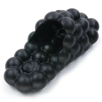 Doshisha Barefoot Gorilla Sandals Slippers (Black) | Just Slip On for Sole Stimulation Hidden Gorilla Sole Squishy Spherical Design Ultra-Lightweight EVA Material Refreshing Sandals Room Shoes Indoor/Outdoor Use