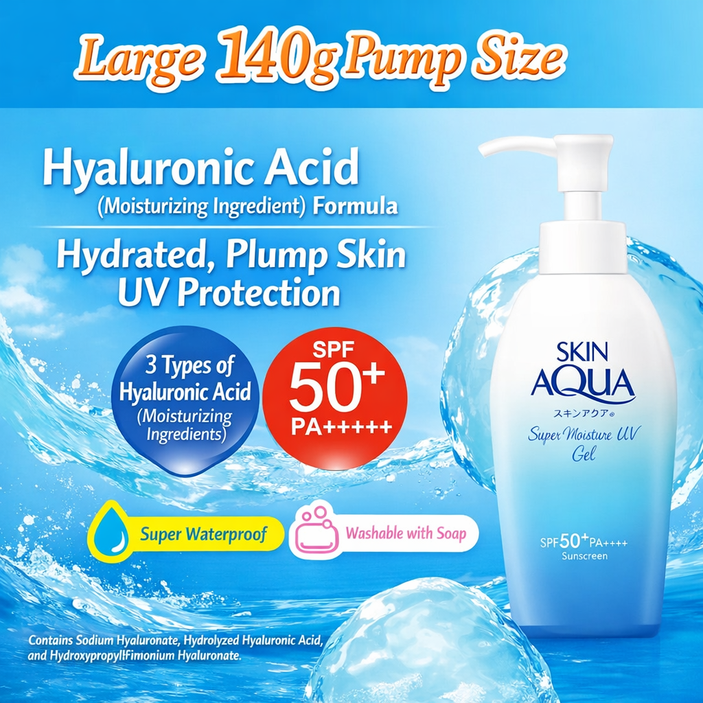 SKIN AQUA Super Moisture UV Gel SPF50+ Pump 140g