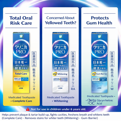 【医薬部外品】クリニカ PRO Plus 歯周バリア ナチュラルグリーンミント 95g｜高濃度フッ素1450ppm 歯周病予防 知覚過敏ケア 歯磨き粉 LION