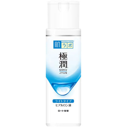 肌ラボ 極潤 ヒアルロン化粧水 ライトタイプ 170mL｜3種のヒアルロン酸配合 さっぱり保湿ローション 無香料・アルコールフリー 日本製