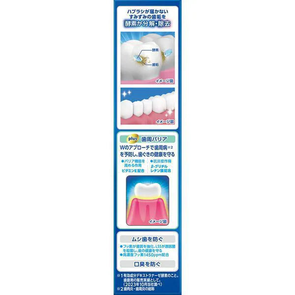 【医薬部外品】クリニカ PRO Plus 歯周バリア ナチュラルグリーンミント 95g｜高濃度フッ素1450ppm 歯周病予防 知覚過敏ケア 歯磨き粉 LION