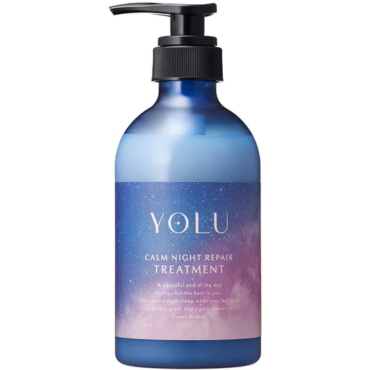 YOLU ヨル トリートメント カームナイトリペア 440g 夜間美容ヘアトリートメント 保湿 ダメージ補修 しっとりツヤ髪 ネロリ＆ピオニーの香り 日本製