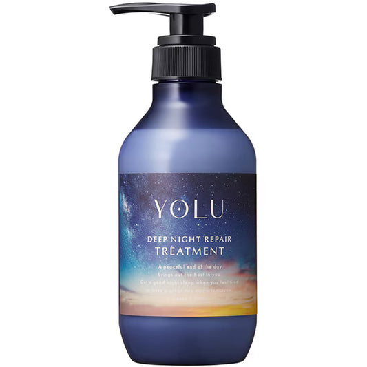 YOLU ヨル ディープナイトリペア トリートメント 400g ダメージ補修 ヘアトリートメント ナイトケア 集中補修 枝毛 切れ毛 カラー ブリーチ ダメージケア 日本製