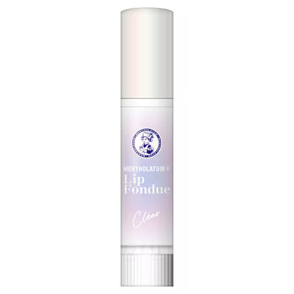 Mentholatum Lip Fondue Clear, Fragrance-Free, Moisturizing Lip Gloss, Plump Lips, Chapped Lip & Dryness Prevention, High Moisture, Translucent, Shine, Lip Care, Rohto Pharmaceutical