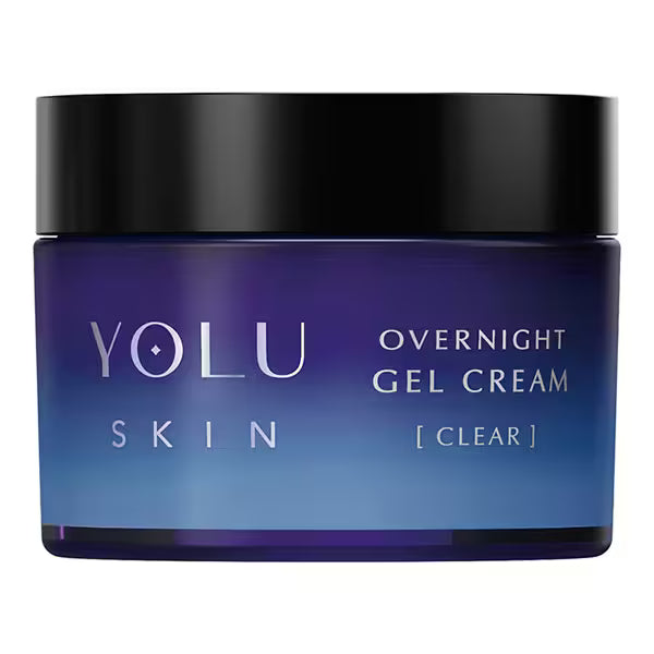YOLU ヨル スキン オーバーナイト ジェルクリーム クリア 45g 毛穴ケア ナイトクリーム 皮脂バランス 透明感 さっぱり保湿 混合肌 脂性肌向け