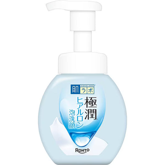 肌ラボ 極潤 ヒアルロン泡洗顔 160mL｜高保湿 泡タイプ 洗顔フォーム ヒアルロン酸配合 無香料 日本製 Hada Labo