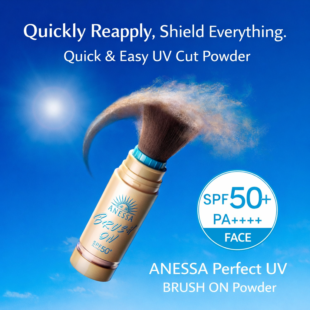 アネッサ(ANESSA) パーフェクトUV ブラッシュオンパウダー 3g SPF50+ PA++++｜メイクの上から塗り直しOK 皮脂吸着 透明感 UVパウダー