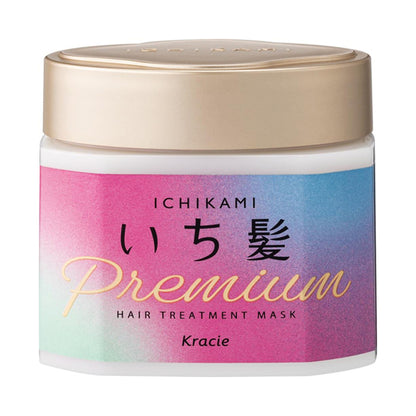 いち髪 プレミアムラッピングマスク 200g｜ダメージ補修 ヘアトリートメント 高保湿 和草オイル配合 サロン級ケア 桜の香り