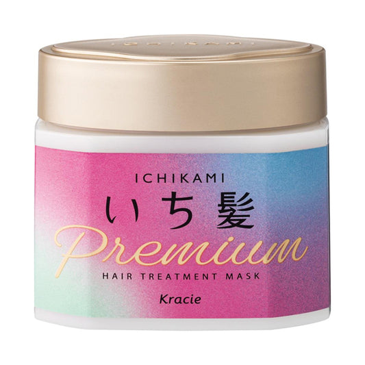 いち髪 プレミアムラッピングマスク 200g｜ダメージ補修 ヘアトリートメント 高保湿 和草オイル配合 サロン級ケア 桜の香り