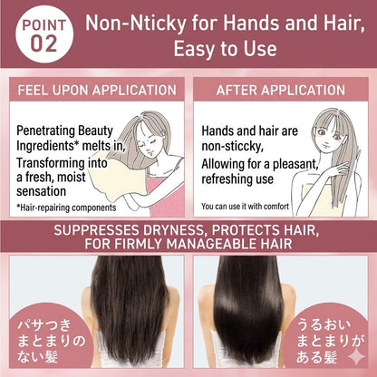 ORBIS オルビス エッセンスイン ヘアミルク 140g｜洗い流さないヘアトリートメント 無香料 ダメージケア 保湿 パサつきケア 日本製