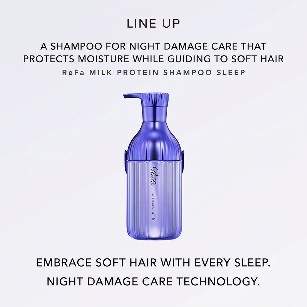 ReFa Milk Protein Hair Mist Sleep 100mL | Leave-in treatment to prevent bed head and dryness while you sleep | Night care | Salon quality
