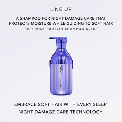 ReFa Milk Protein Hair Mist Sleep 100mL | Leave-in treatment to prevent bed head and dryness while you sleep | Night care | Salon quality