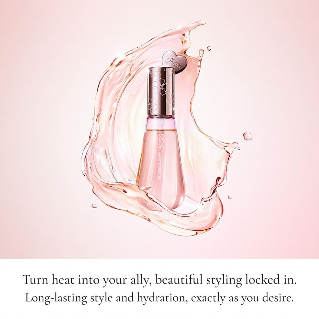 ReFa リファ ハートロックオイル モイスト 90mL | スタイリッシュ プレスタイリング ヘアオイル ヒートケア ダメージ補修 ツヤ 潤い スタイリング剤 プレゼント ギフト MTG 日本のヘアケア