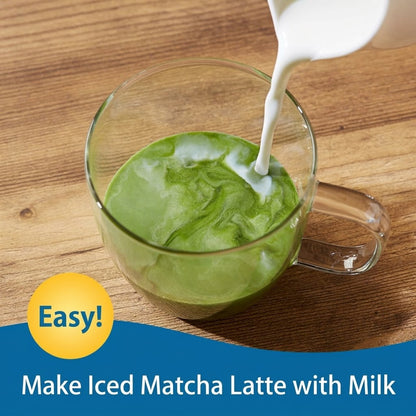 Tsujiri Smooth-Dissolving Matcha 30g | Easy to Mix, Lump-Free, Just Add Water, Cold Water, or Milk, Domestic Uji Matcha for Cooking, Sweets, and Recipes, Unsweetened