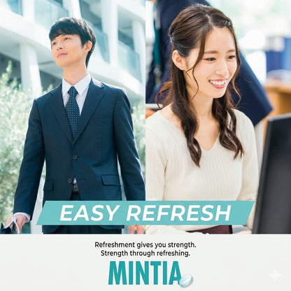 Asahi MINTIA +VOiCE Lemon Ginger 30 Tablets | Refreshing Tablets | Confectionery | Refreshing Mint | Made in Japan Asahi MINTIA