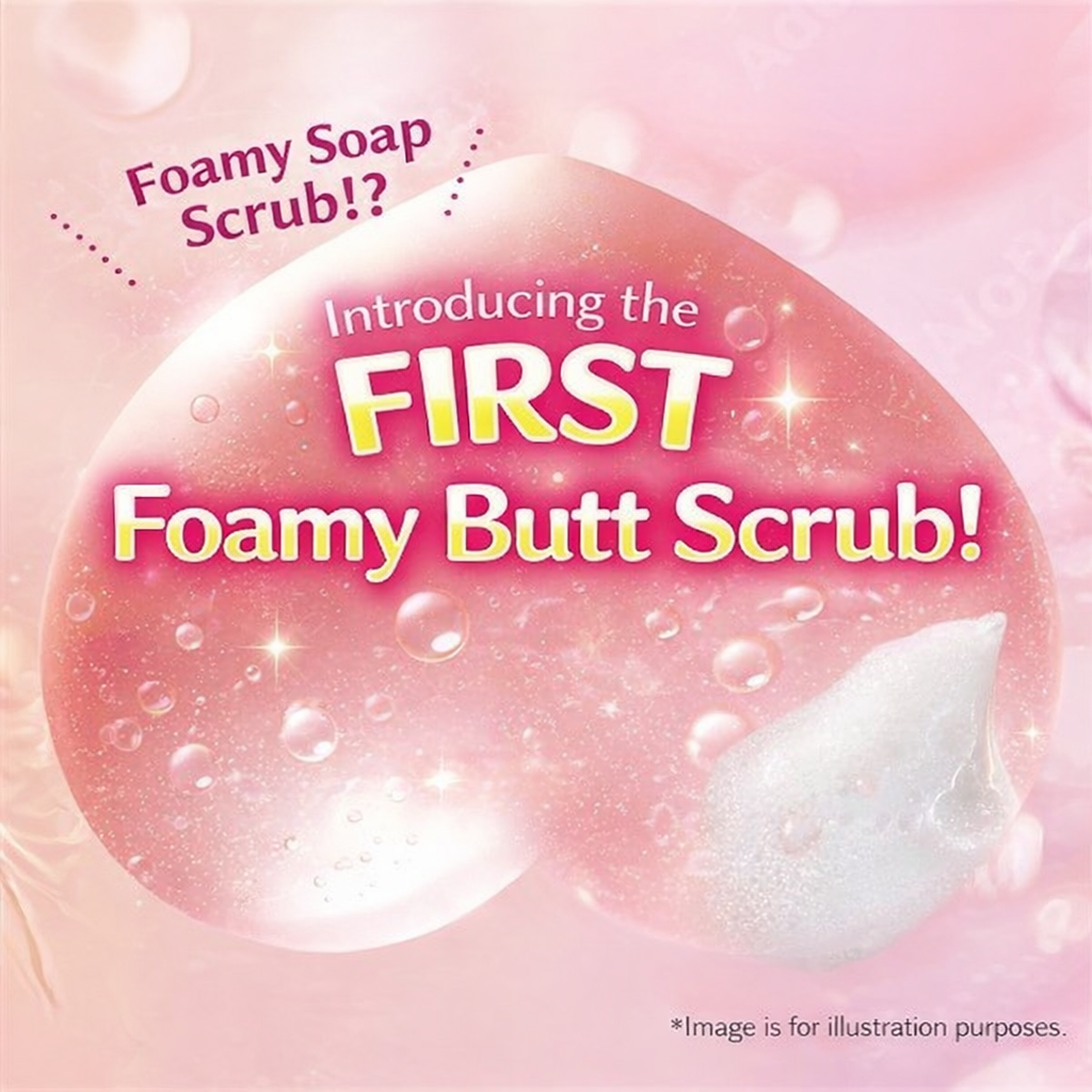 Koisuru Oshiri Soap Scrub, Sweet Peach Scent, 180g