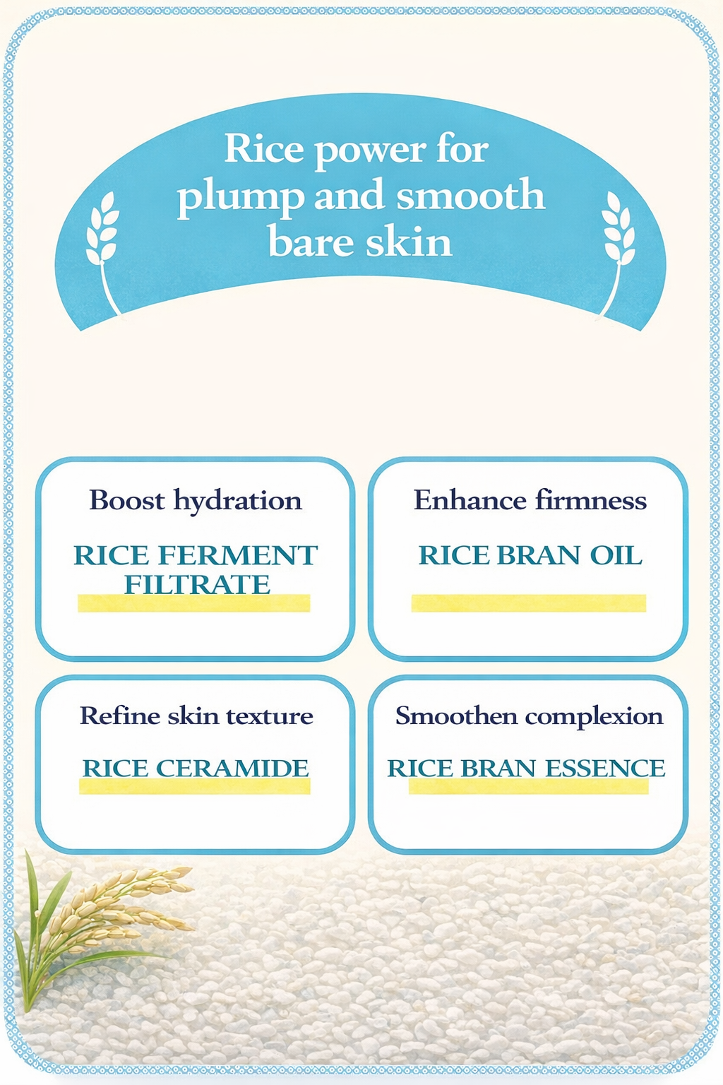 Keana Nadeshiko Rice Mask (10 sheets)