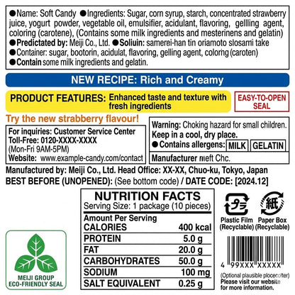 Meiji Apollo Chocolate, 90 bags, 756g, Large Capacity, Share Pack, Commercial Use, Individually Wrapped