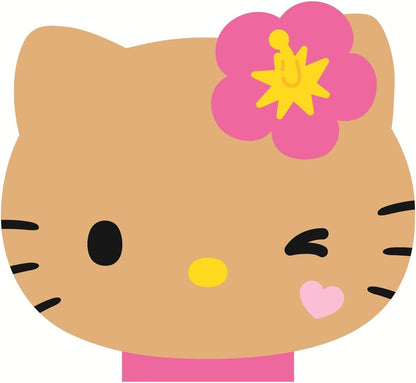 サンリオ ぷにぷにメモ ハローキティ（日焼けキティ） | ぷにぷにパーツ付き メモ帳 文房具 ガングロ