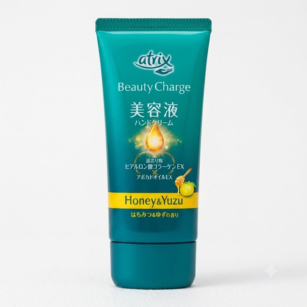 アトリックス ビューティーチャージ はちみつ＆ゆずの香り 80g 花王 ニベア ハンドクリーム 高保湿 美容液 スキンケア 手荒れ 保湿クリーム 浸透ケア