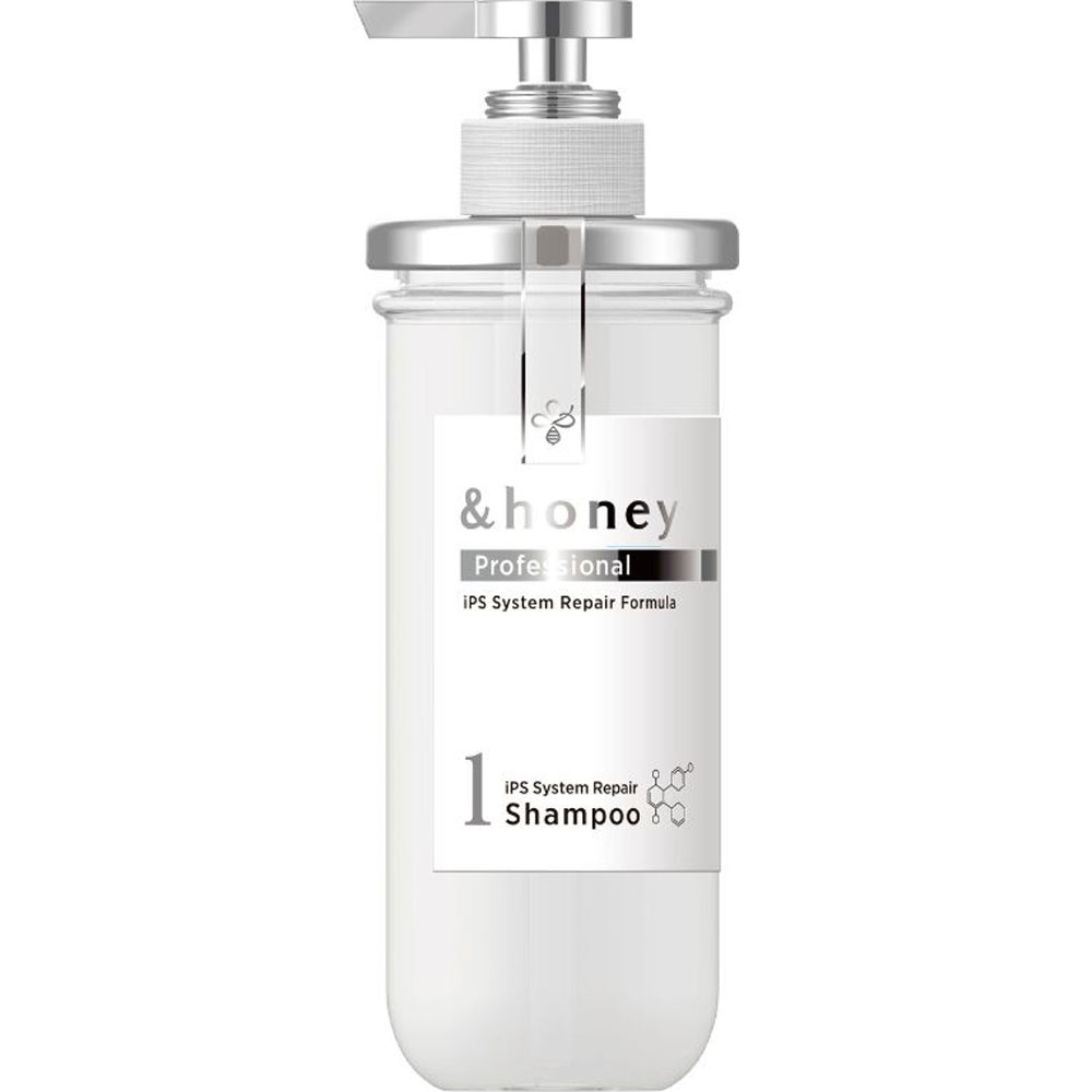 &honey アンドハニー プロフェッショナル システムリペア シャンプー 1.0 440ml（サロンクオリティ・ハチミツ美容）