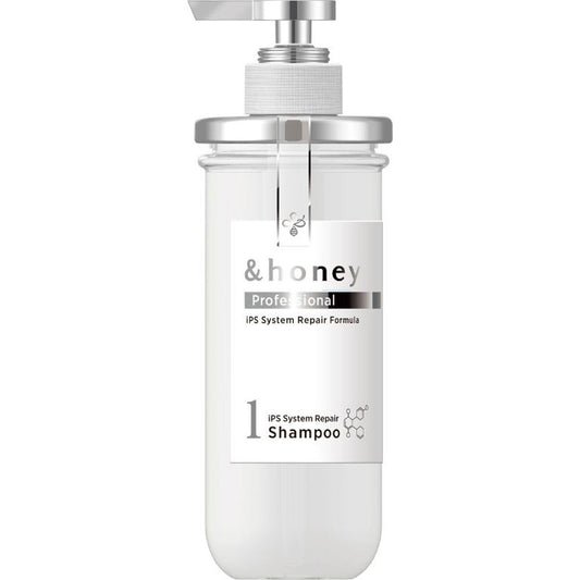 &honey アンドハニー プロフェッショナル システムリペア シャンプー 1.0 440ml（サロンクオリティ・ハチミツ美容）