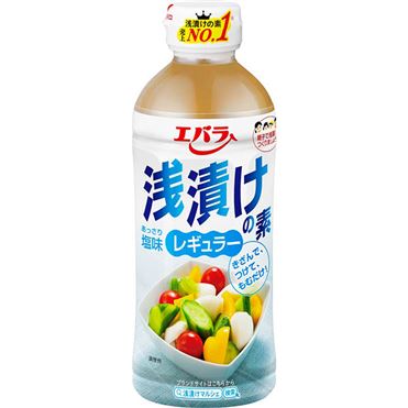 エバラ 浅漬けの素 レギュラー 500ml | 浅漬けの素 野菜 きゅうり なす 和風調味料