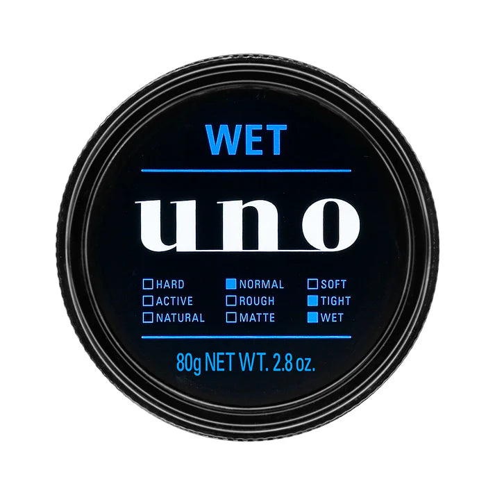uno ウェットエフェクター 80g 濡れツヤ ヘアワックス メンズ スタイリング剤 タイトにまとまる 湿気コントロール ウーノ