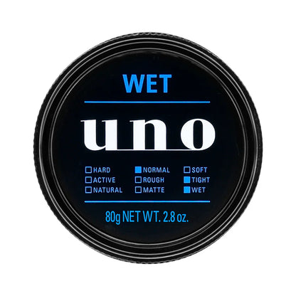 uno ウェットエフェクター 80g 濡れツヤ ヘアワックス メンズ スタイリング剤 タイトにまとまる 湿気コントロール ウーノ
