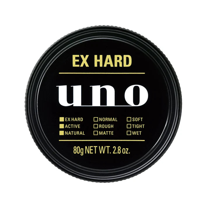 uno エクストリームハード 80g 超強力ヘアワックス メンズ スタイリング剤 湿気で崩れない 紫外線ダメージケア ウーノ