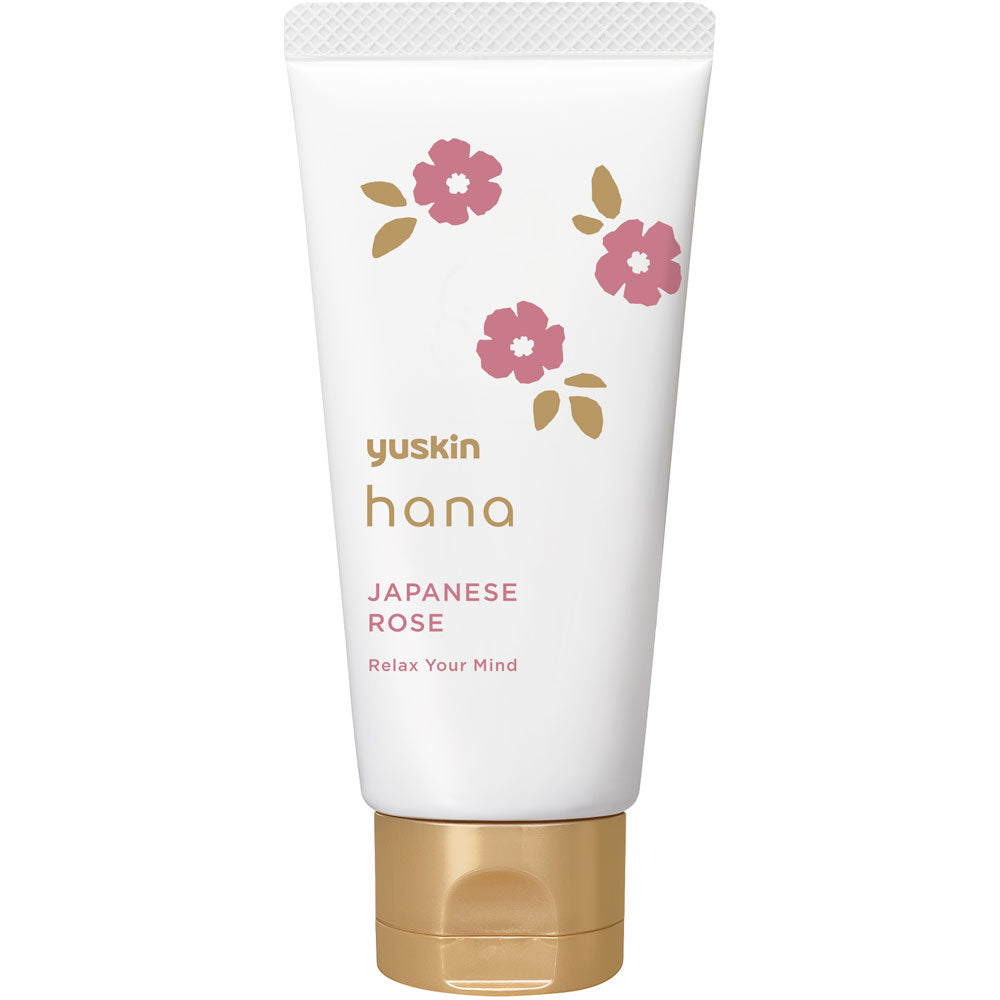 ユースキン ハナ ハンドクリーム ジャパニーズローズの香り 50g チューブタイプ 薔薇 高保湿 低刺激処方 ミニサイズ 手あれ スキンケア 日本製