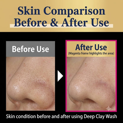 Biore Ouchi de Esthe Deep Clay Face Wash 180g Large Capacity | Kao Pore Care Blackheads Absorption Clay Face Wash Made in Japan