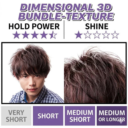ギャツビー ムービングラバー ワイルドシェイク 80g マンダム ヘアワックス メンズ 立体感 ハード 束感 ショート 整髪料 GATSBY