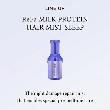 ReFa Milk Protein Hair Mist Sleep 100mL | Leave-in treatment to prevent bed head and dryness while you sleep | Night care | Salon quality