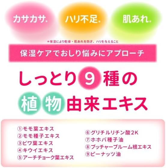 Koisuru Oshiri Hip Care Body Lotion, Sweet Peach Scent, 200mL