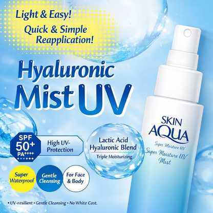 SKIN AQUA Super Moisture UV Mist SPF50+ 60ml