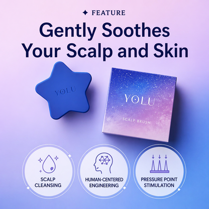 YOLU ヨル スカルプブラシ 頭皮ブラシ シャンプーブラシ 頭皮クレンジング＆マッサージ シリコンブラシ 頭皮ケア 血行促進 リラックス バスタイム用
