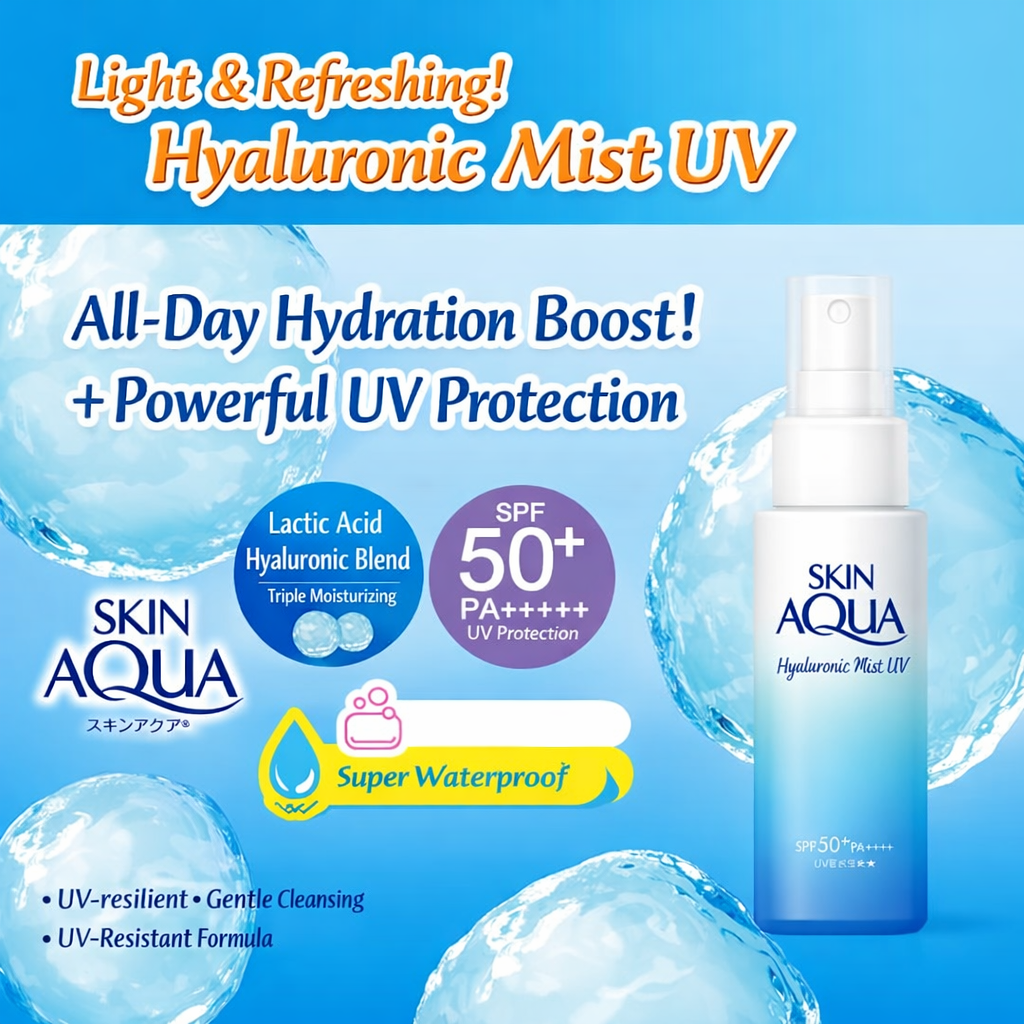 SKIN AQUA Super Moisture UV Mist SPF50+ 60ml