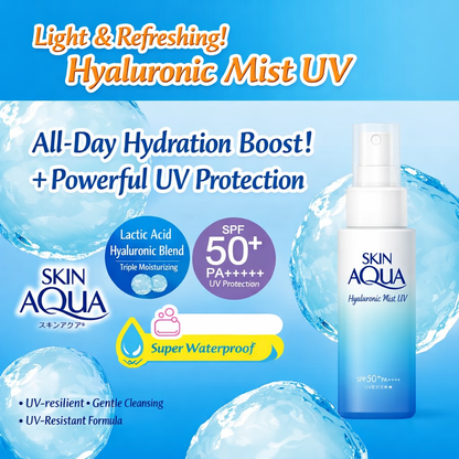 SKIN AQUA Super Moisture UV Mist SPF50+ 60ml