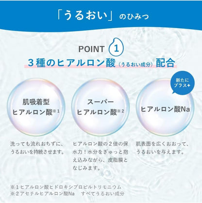 肌ラボ 極潤 ヒアルロン泡洗顔 160mL｜高保湿 泡タイプ 洗顔フォーム ヒアルロン酸配合 無香料 日本製 Hada Labo