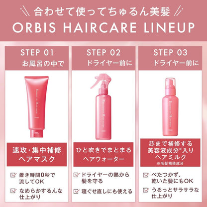 ORBIS オルビス エッセンスイン ヘアミルク 140g｜洗い流さないヘアトリートメント 無香料 ダメージケア 保湿 パサつきケア 日本製
