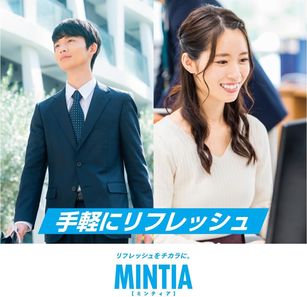 Asahi MINTIA +VOiCE Lemon Ginger 30 Tablets | Refreshing Tablets | Confectionery | Refreshing Mint | Made in Japan Asahi MINTIA