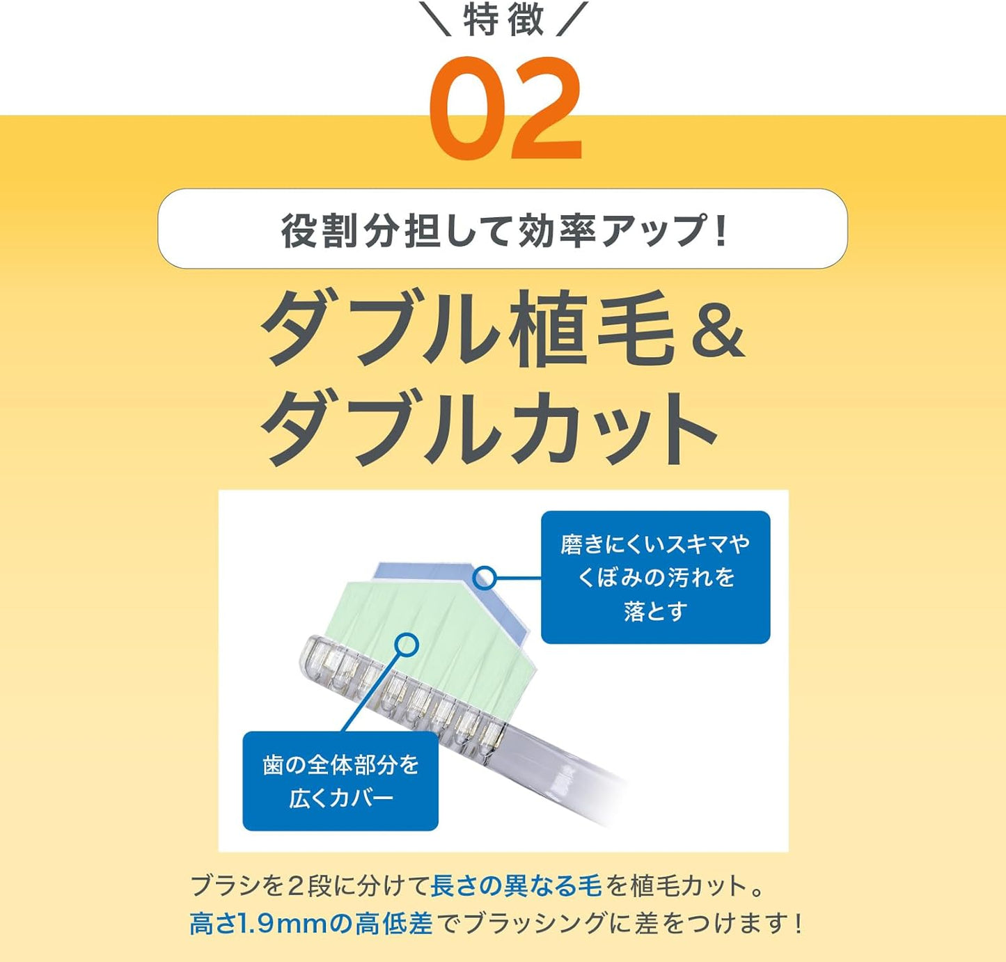 HaRENO 奇跡の歯ブラシ クリアブラック | 独自のピラミッド形状 なぞるだけで汚れ落ち