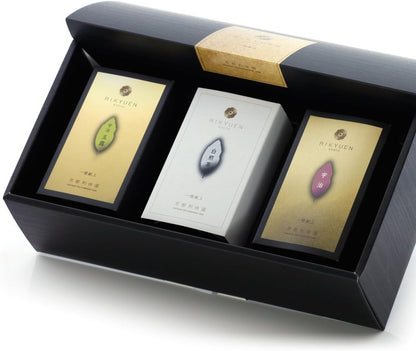 宇治名茶3种拼盘（白煎茶、宇治茶、宇治玉露） 