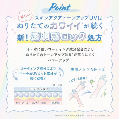 スキンアクア(SKIN AQUA)トーンアップUVエッセンス ホワイト 70g