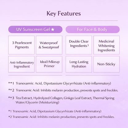 【医薬部外品】アネッサ(ANESSA) ブライトニングUVジェル NA 90g SPF50+ PA++++｜トーンアップ・美白ケア・顔体用・化粧下地OK 日焼け止め